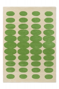 Exkluzivní vlněný koberec Orla Kiely Optical Oval Green